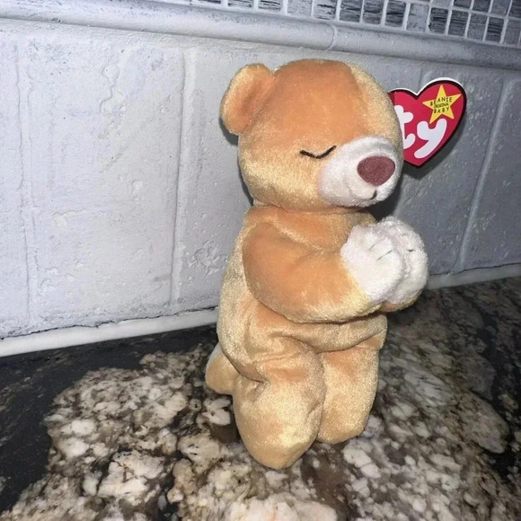 MINT CONDITION! “Hope” the praying TY Beanie Baby, 1998, P.E. Pellets, 5th Gen - Picture 3 of 12